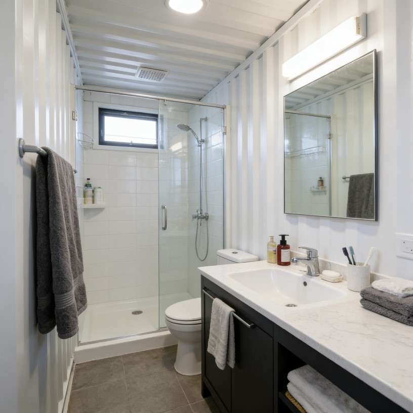 prefab french style rustic cottage container home